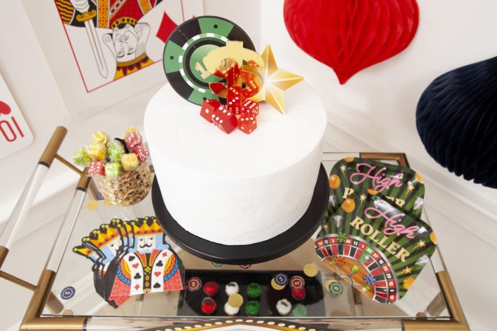 casino night cake