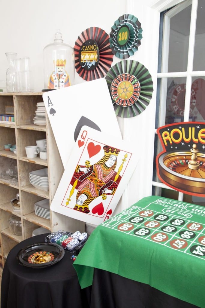 DIY casino theme party ideas 