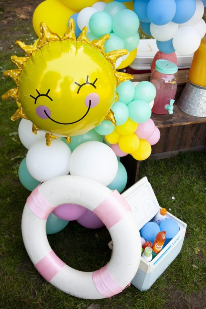 Summer Party Ideas for Creatively Filling Drink Dispensers