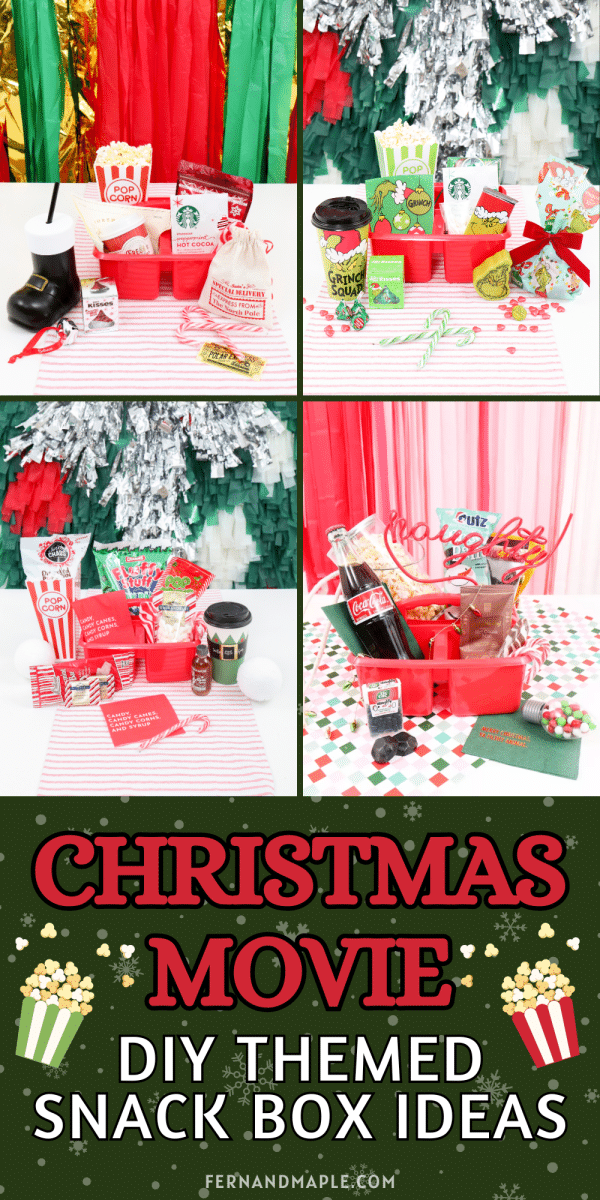 Christmas Movie Snack Boxes Fern and Maple