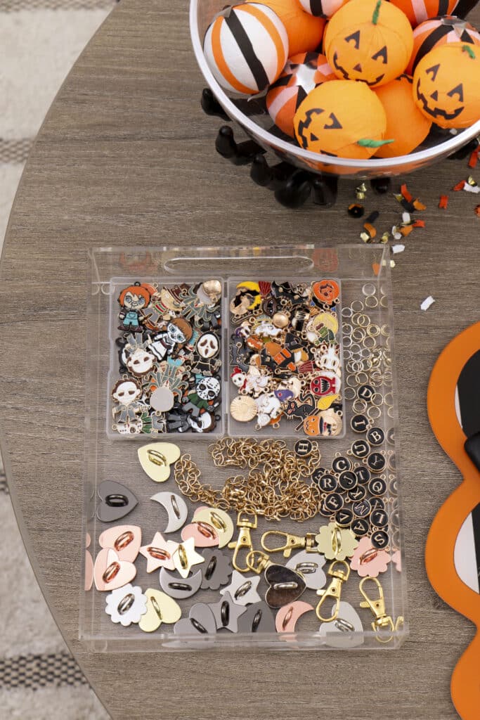 spooky book club kindle charm activity supplies